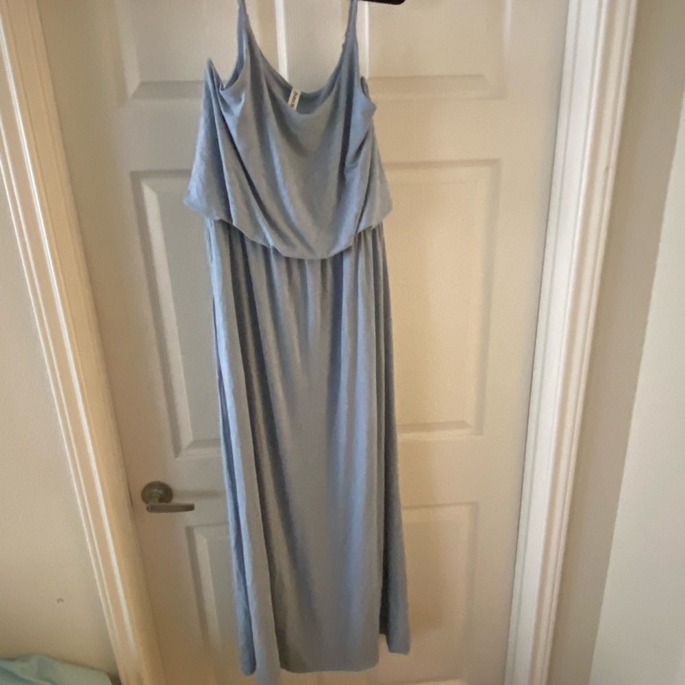 Light blue summer dress.